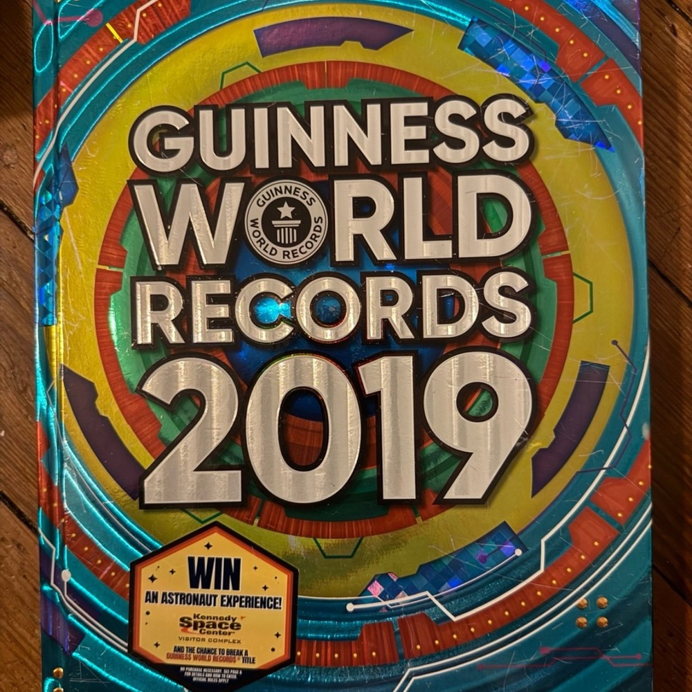 Guinness World Records 2019 Large Hardcover Record Book.